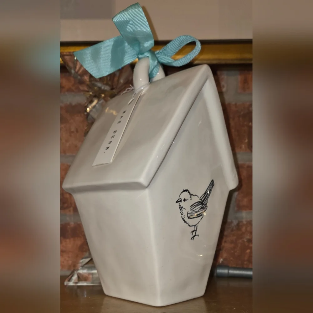 Rae Dunn Cream Birdhouse